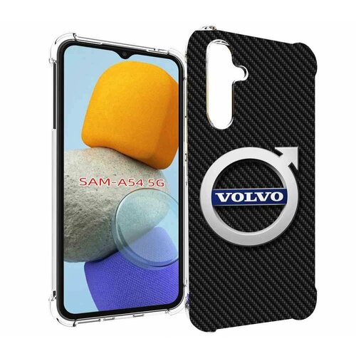 Чехол MyPads вольво volvo 3 для Samsung Galaxy A54 задняя-панель-накладка-бампер