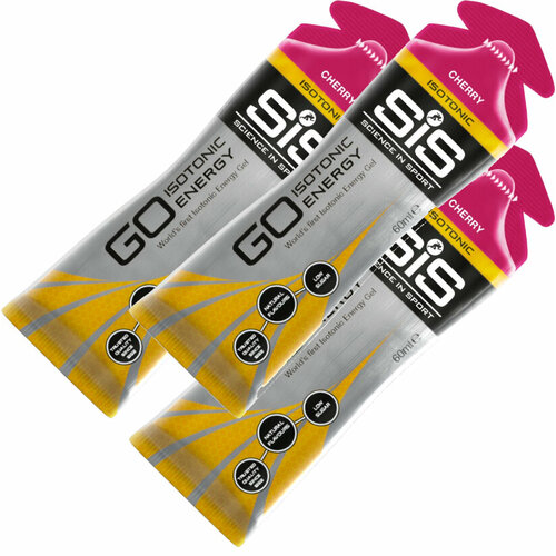 Гель питьевой SCIENCE IN SPORT (SiS) GO Isotonic Energy Gels 3 x 60 мл, Вишня