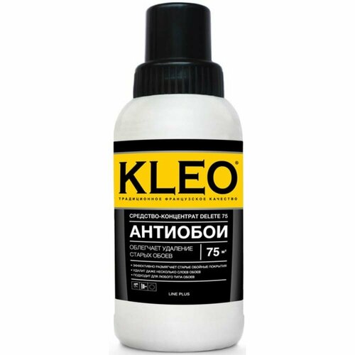 Жидкость для удаления обоев KLEO 080 DELETE 75 kleo delete 150 средство для удаления старых обоев 500 мл