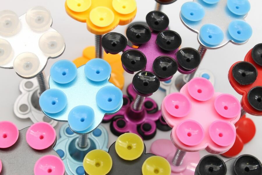 Держатель для телефона, на присосках и гибкой ноге, серебристый — фото 1