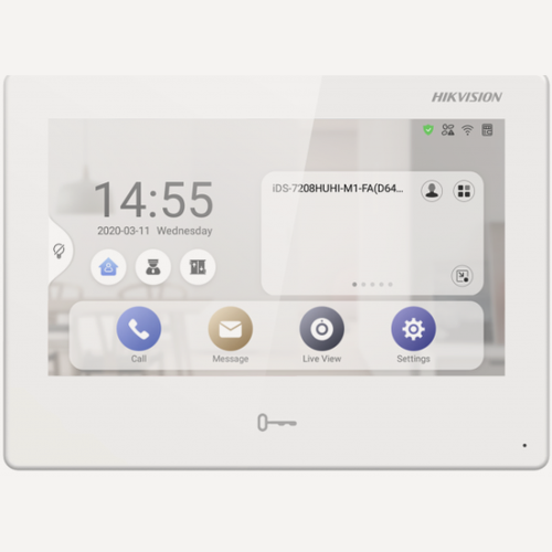 Изображение товара Видеодомофон Hikvision DS-KH9310-WTE1(B) белый