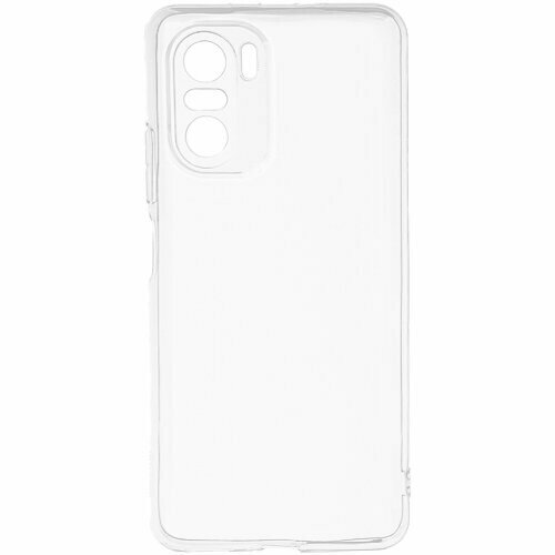 Силиконовый чехол ClearCover Plus для Xiaomi POCO F3 прозрачный