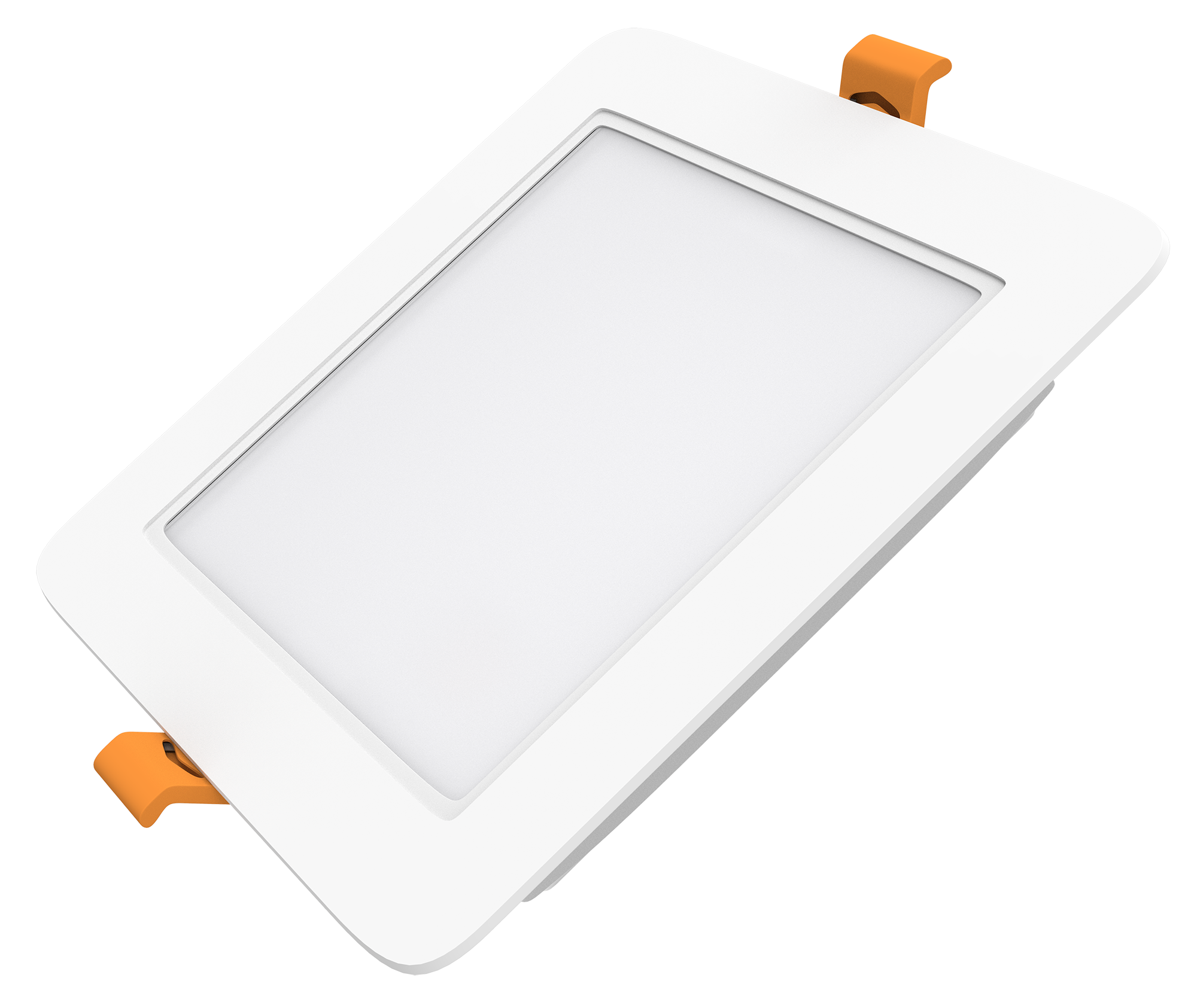 Светильник точечный светодиодный Gauss Downlight квадрат под отверстие 90 мм, 2 м², нейтральный белый свет, цвет белый - фотография № 1