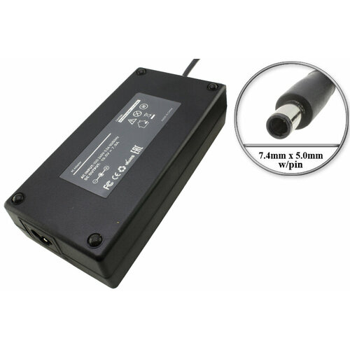 Адаптер (блок) питания 19.5V (19V), 7.9A, 150W, 7.4mm x 5.0mm (ADP-150TB T, AD-221, FSP150-ABAN1, GA150S-19007900), устройство для моноблока DNS и др.