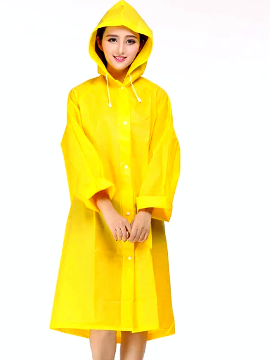 Плащ-дождевик Eva, размер Универсальный, желтый — фото 1