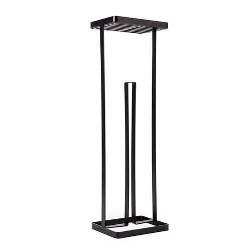 Держатель для туалетной бумаги Ulitka Overtop с полкой металл белый 74105002 3570₽