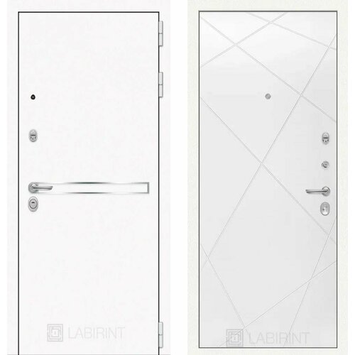 Входная дверь Labirint Лайн WHITE 24 Белый софт 880x2050, открывание правое входная дверь labirint лайн white 21 белый софт 880x2050 открывание правое