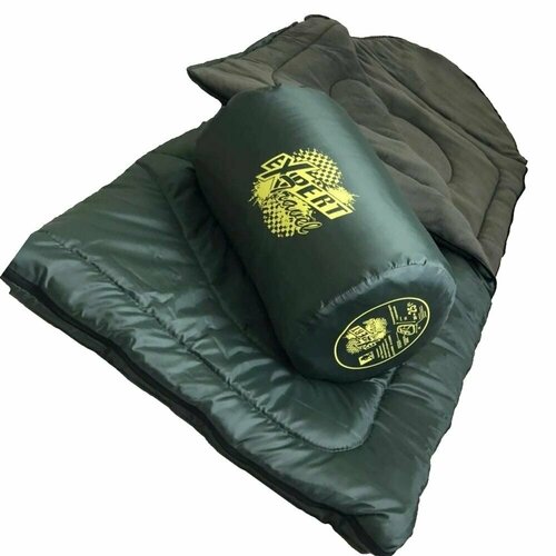 Спальный мешок Россия -25 C 210х70см хаки 496600₽