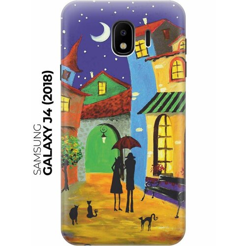 RE: PAЧехол - накладка ArtColor для Samsung Galaxy J4 (2018) с принтом Разноцветный город re paчехол накладка artcolor для samsung galaxy s8 с принтом разноцветный город