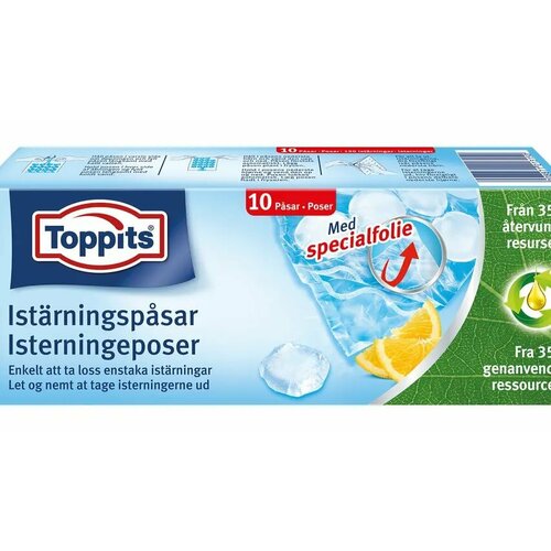 Пакеты для кубиков льда Toppits, 10 х1л