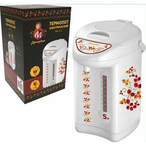 Матрена Термопот матрёна МА-111 5 л 750Вт 008500 белый 508000₽