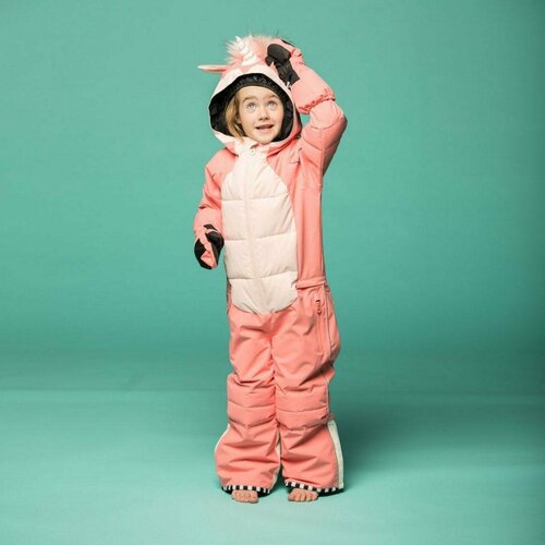 фото Комбинезон weedo unicorn, размер xs, розовый, серый