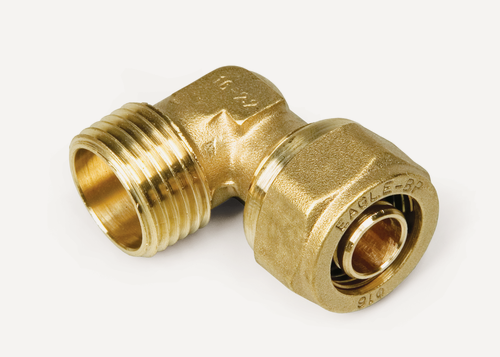 Изображение товара Угольник компрессионный с наружной резьбой 1" х 32 (3.0)