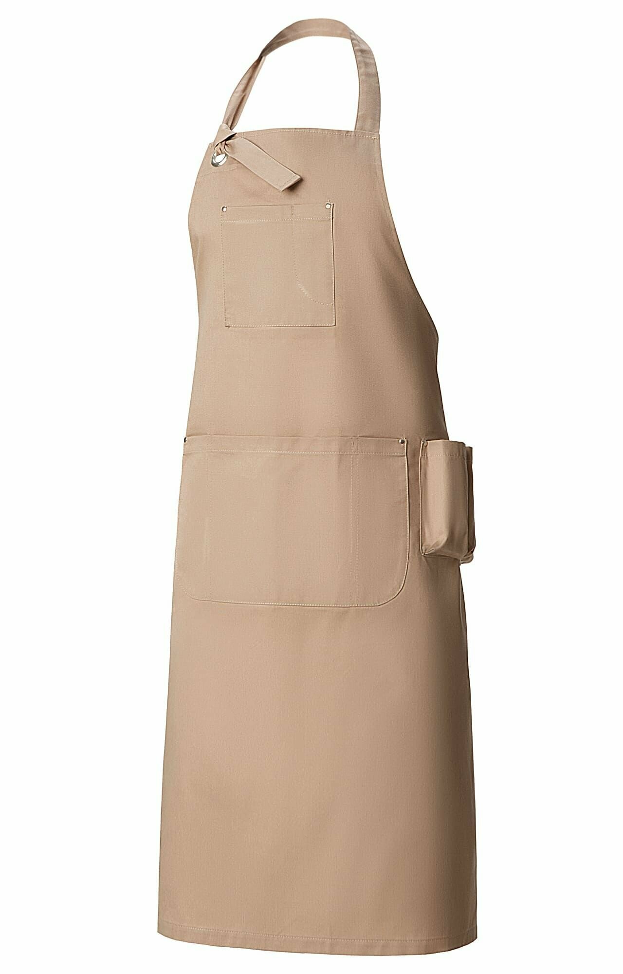 фото Фартук «RICON» (рикон) с нагрудником, цвет black (черный)