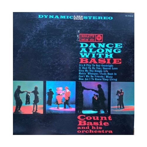 ray charles count basie orchestra ray sings basie swings Старый винил, Roulette, COUNT BASIE & HIS ORCHESTRA - Dance Along With Basie (LP , Used)