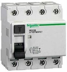 Schneider Electric MERLIN GERIN Multi 9 Выключатель дифференциального тока (УЗО) 4п 40А 30мА 6кА RCCB АС 23042