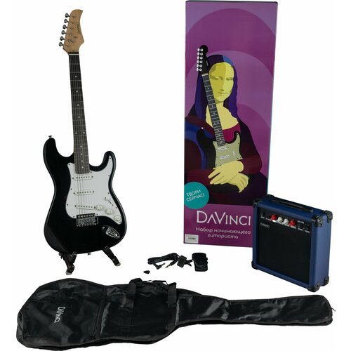 DAVINCI SET-100 BK электрогитара в наборе