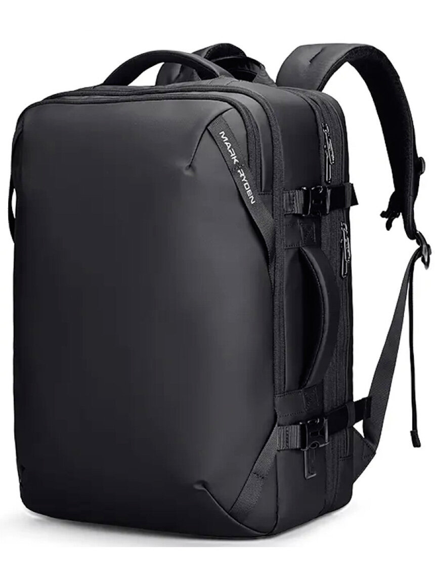фото Рюкзак-сумка городской дорожный мужской Mark Ryden универсальный 29л, для ноутбука 17.3", трансформер, водонепроницаемый, молодежный, черный
