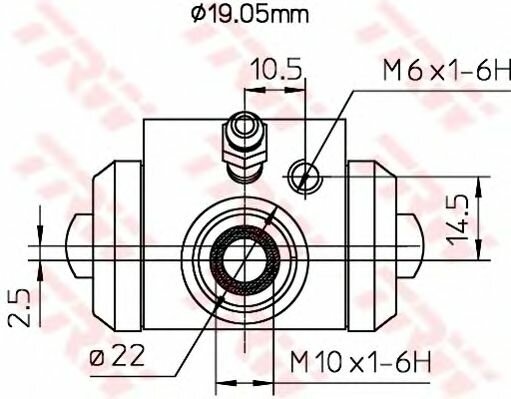 TRW BWD113A Колодки