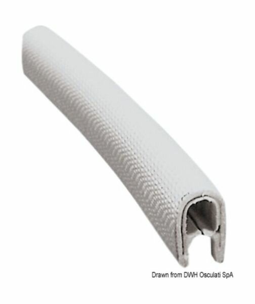 фото Профиль окантовочный, белый, 1,5-4 мм