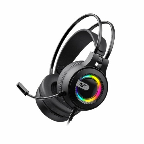 Игровые наушники HAVIT 2040D черные с RGB подсветкой 1490₽