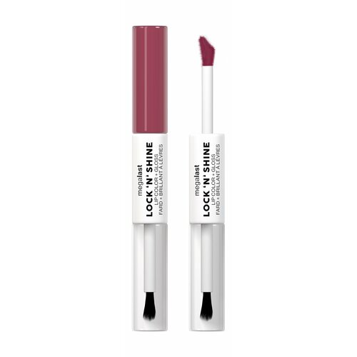 WETnWILD Помада-блеск 2 в 1 Megalast Lock n` Shine Lip Color Тон 1115489e pinky promise, 4 мл