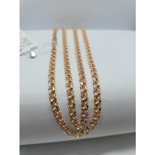 Цепь Костромской цепевязальный завод, красное золото, 585 проба, длина 60 см, средний вес 7.72 г