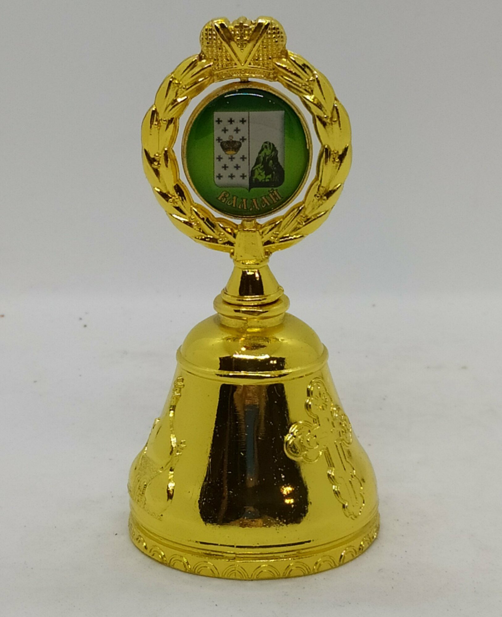 Колокольчик "валдай. Музей колоколов", золото — фото 1