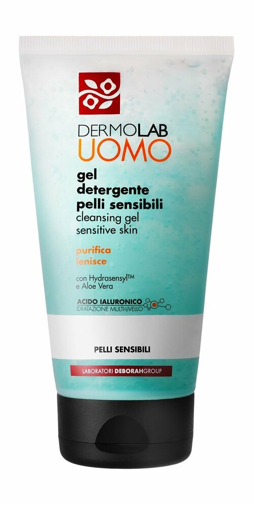 Очищающий гель для чувствительной кожи лица / Dermolab UOMO Sensitive Skin Cleansing Gel