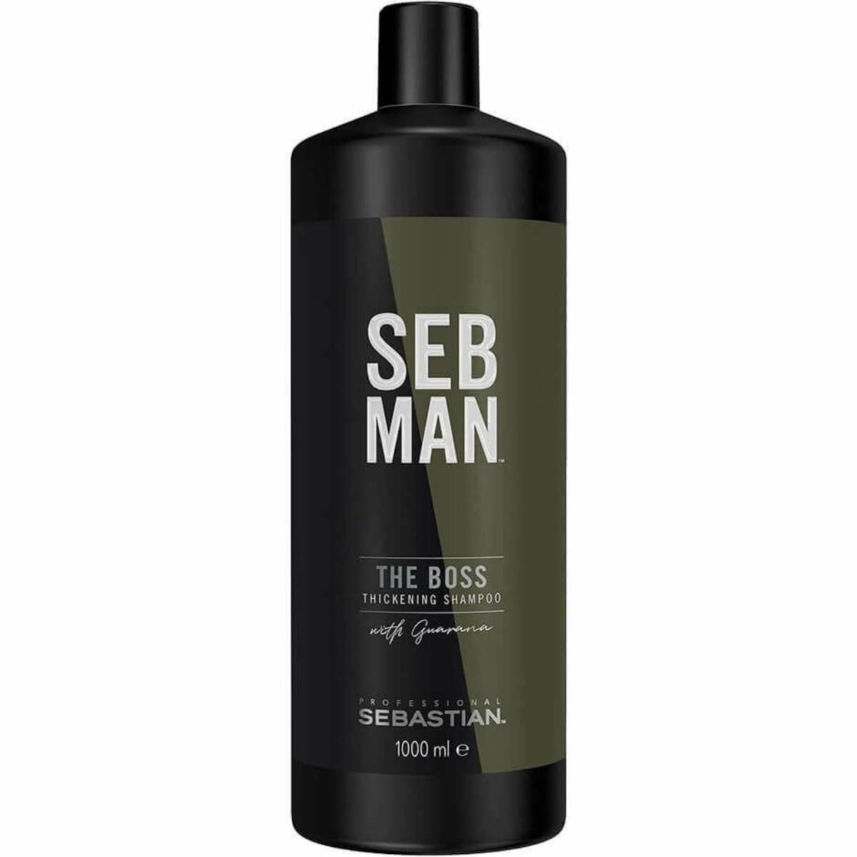 Sebastian Prof In Salon Service THE BOSS thickening SebManШампунь мужской для объема 1000 мл