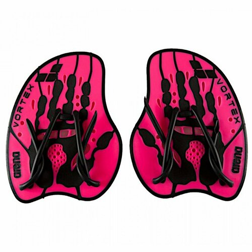 фото Лопатки для плавания arena vortex evolution hand paddle 95232 (l / черный-розовый (95232/95))