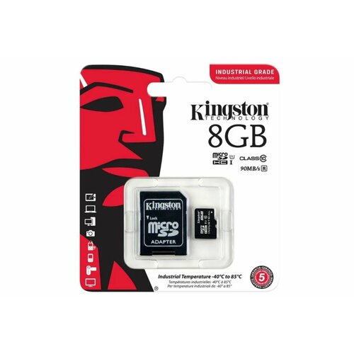 Карта памяти Micro SD 8Гб / micro SD card + adapter / Карта памяти с переходником