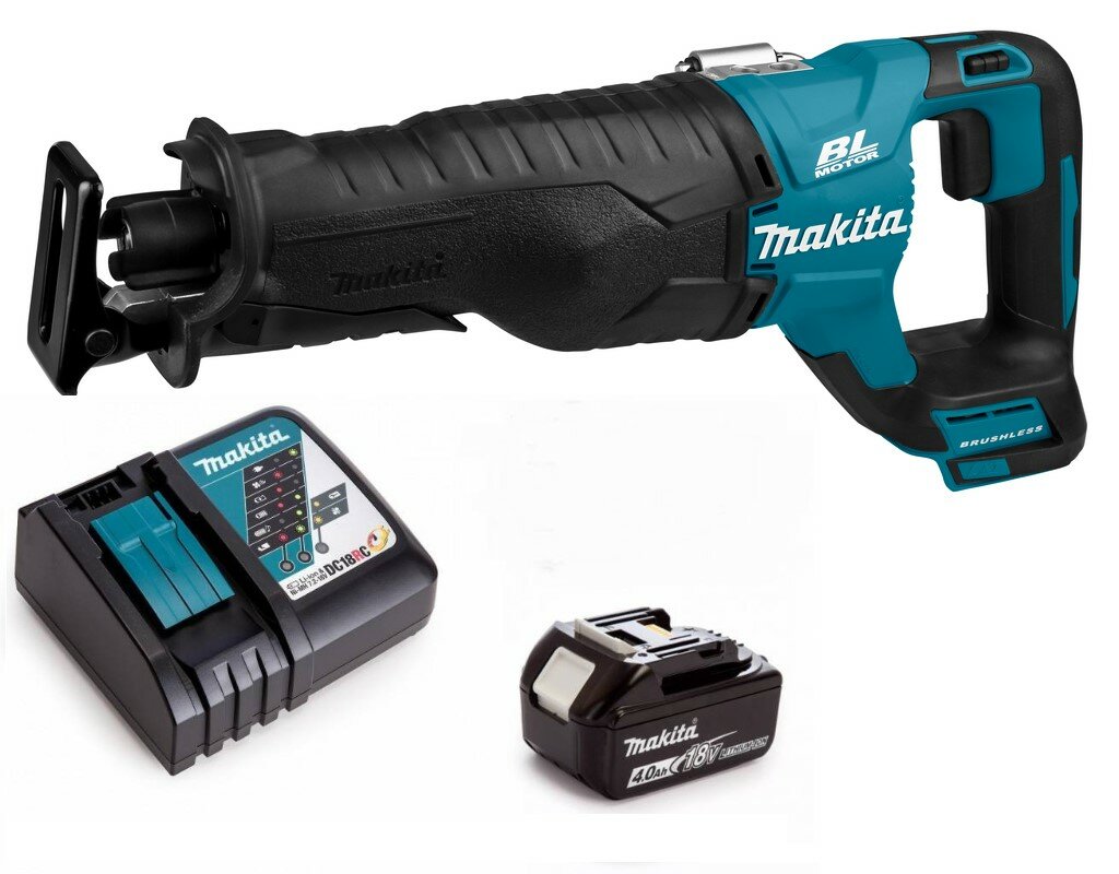 Аккумуляторная сабельная пила Makita DJR187RM1 (18V 1x4Ah з/у Li-Ion)