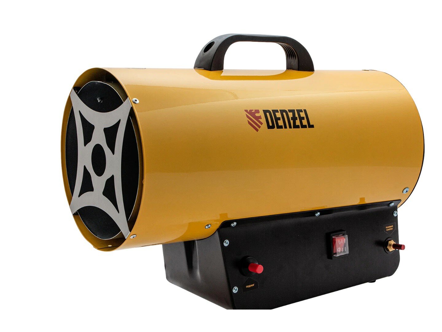 Газовая тепловая пушка электрод зажигания Denzel GHG-30, без горелки (30 кВт) желтый