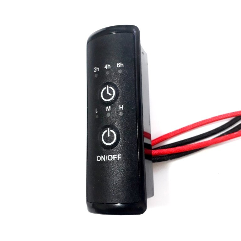 фото Черный диммер-терморегулятор Neo для полотенцесушителя Двин