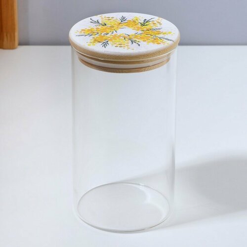 Банка для хранения Нежная мимоза 700 мл 690₽