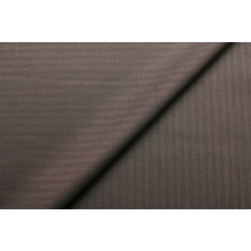 Ткань костюмная тёмно-коричневая, ш158см, 0,5 м