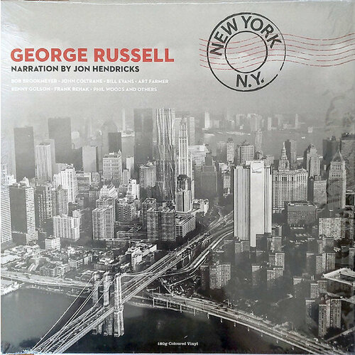 Виниловая пластинка George Russell / New York, N.Y. (coloured) (Red) (1LP)