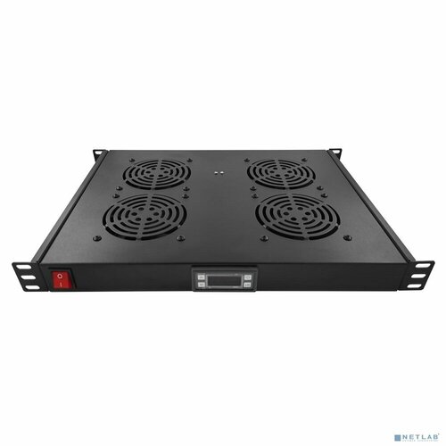 5bites Монтажный шкаф 5bites Модуль охлаждения FM-17 для сетевых шкафов 4FANS LCD THERMOSTAT D600-800 1U 19 Черный 14621₽