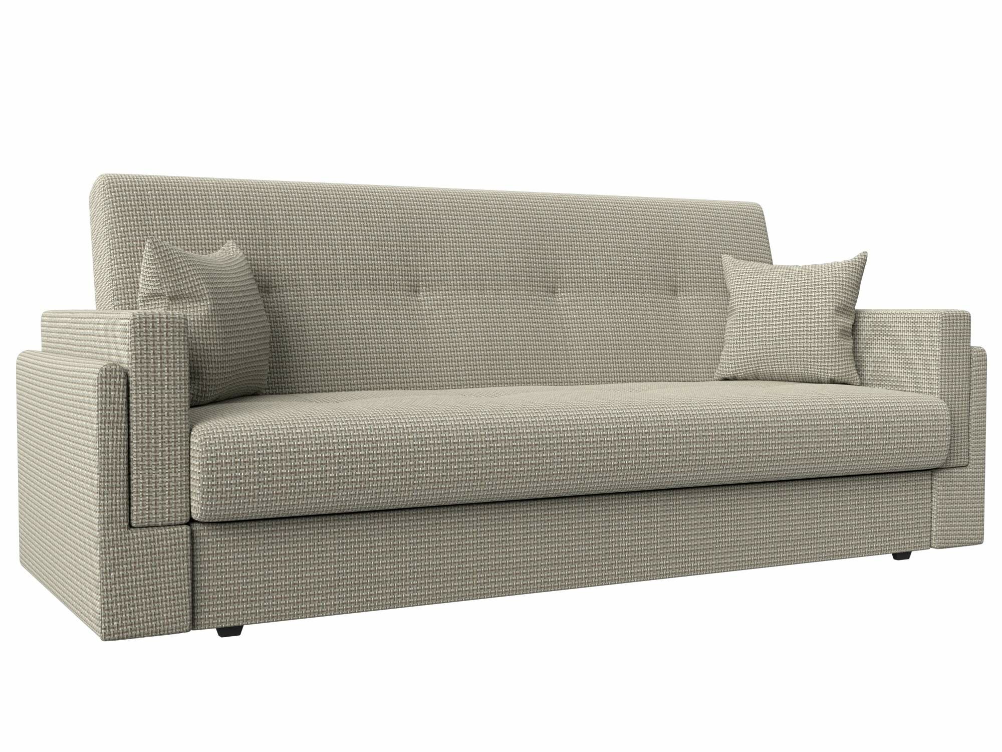 фото Диван-книжка Лига Диванов Лига-015 Рогожка Корфу 02/ Декоративные Подушки Рогожка Корфу 02