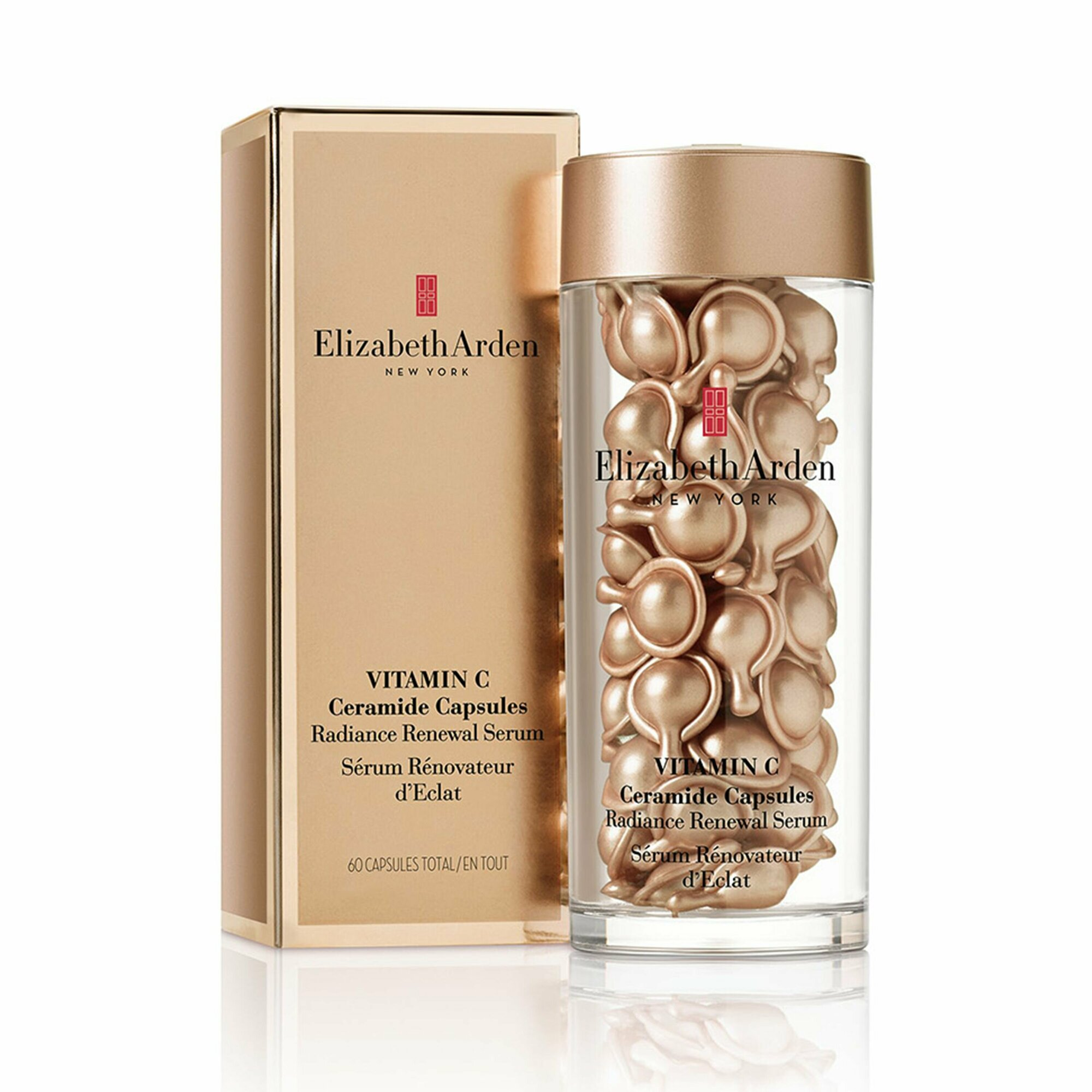 Сыворотка для лица / Elizabeth Arden Vitamin C Ceramide Capsules Radiance Renewal Serum с витамином С и церамидами для кожи лица 60 шт