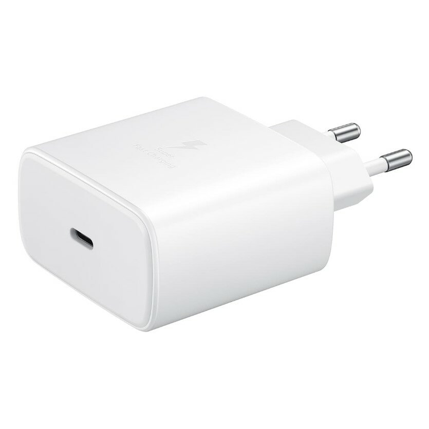 Блок питания / Сетевой адаптер/ USB Type-C/ Быстрое зарядное устройство/ 45 Ватт/ Белый цвет