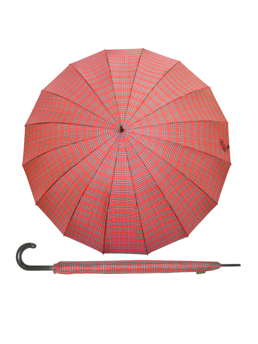 Зонт-трость Ame Yoke, красный — фото 1