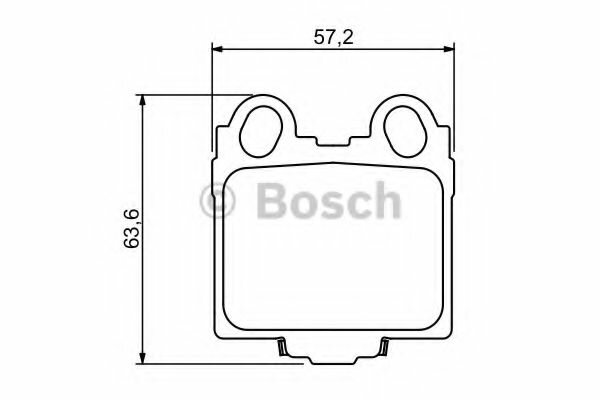 Тормозные колодки Bosch - фото №2