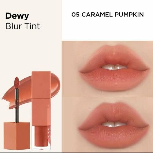 Clio Dewy blur tint помада тинт для губ #05 Caramel Pumpkin