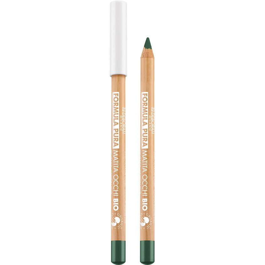 Карандаш для глаз DEBORAH Formula Pura Organic Eye Pencil, тон 04, Зеленый, 1,2 г