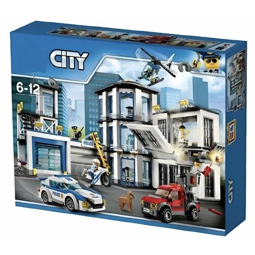 Конструктор Сити Полицейский участок 894 детали