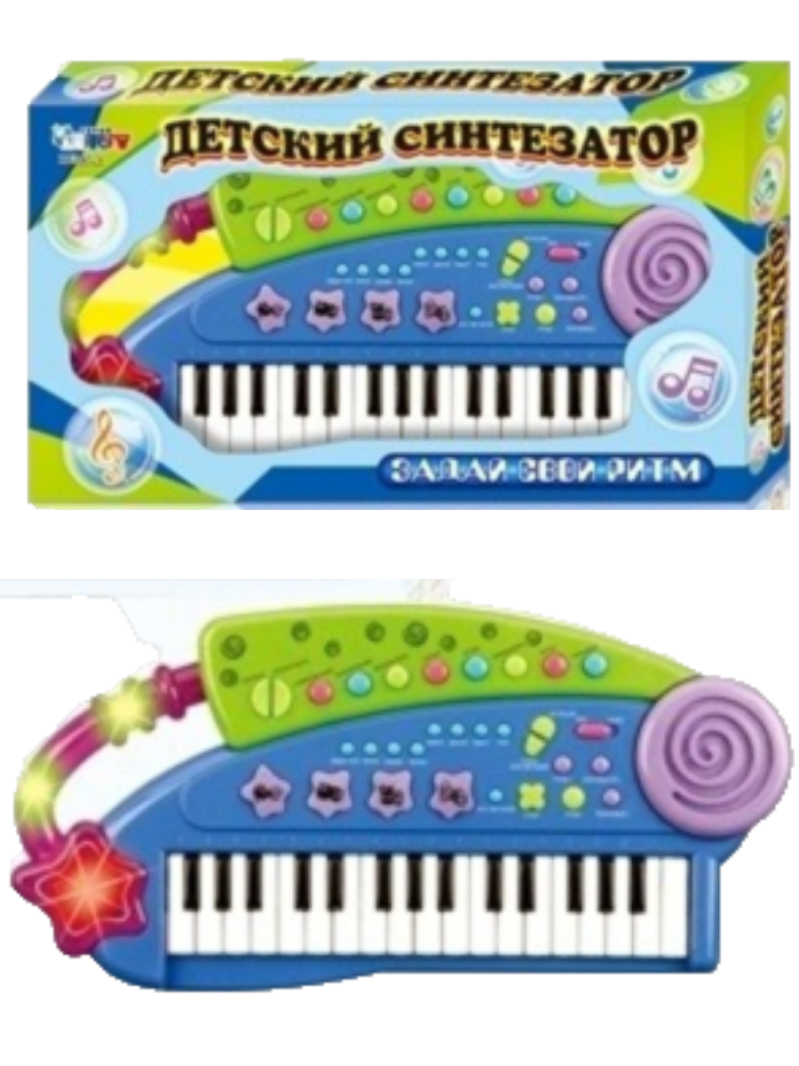 Синтезатор/пианино детское 33 см 32 клавиши, функция записи