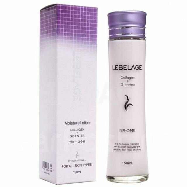 Lebelage Лосьон для лица увлажняющий с коллагеном и зеленым чаем COLLAGEN+GREEN TEA MOISTURE LOTION, 150мл