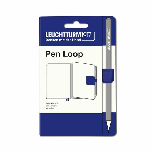 Петля самоклеящаяся Pen Loop 15мм цвет Чернильный держатель для ручки leuchtturm1917 pen loop винный